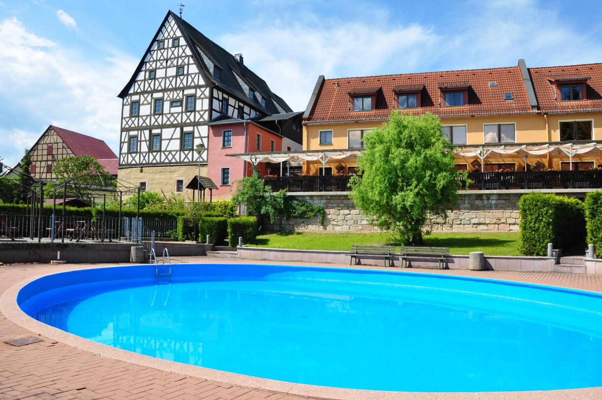 Thueringer Landhotel Edelhof Uhlstädt Exterior foto